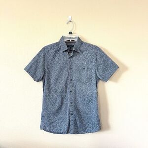 Ted Baker London Speckled Navy Button Down Shirt